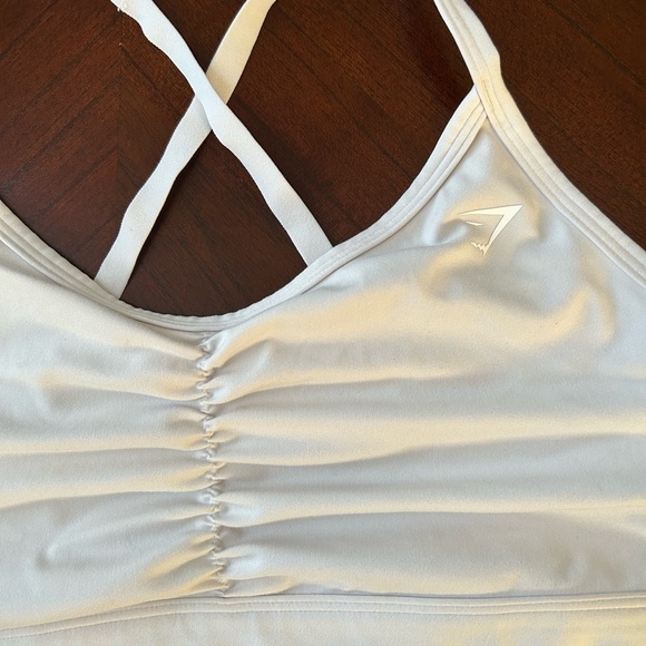 Gymshark Light Gray Sports Bra - Picture 3 of 4
